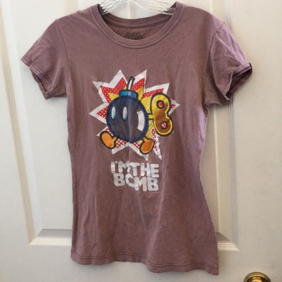 FINAL MARKDOWN Child’s Super Mario “I’m the Bomb” Tee (L) - Picture 1 of 4